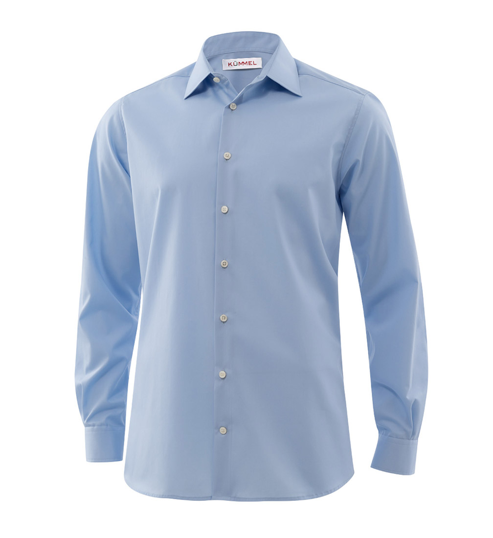 Stretchhemd, Kinder, langarm, slim fit